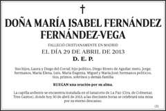 María Isabel Fernández